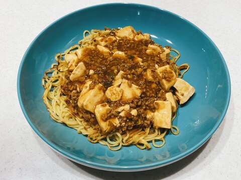 ボリューム満点★麻婆豆腐あんかけかた焼きそば